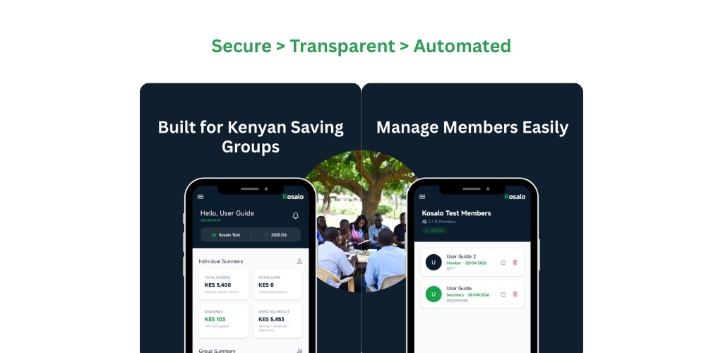 Kosalo chama management app